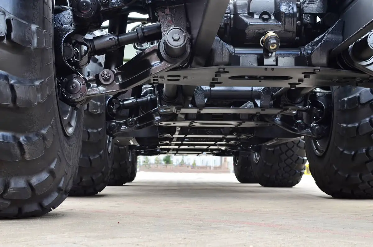 Suspension systems will absorb shock from the road and make for a smoother ride.